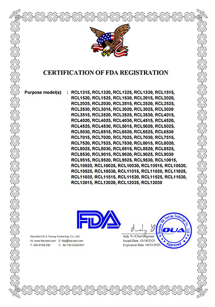 FDA Certification for Laser Engraving