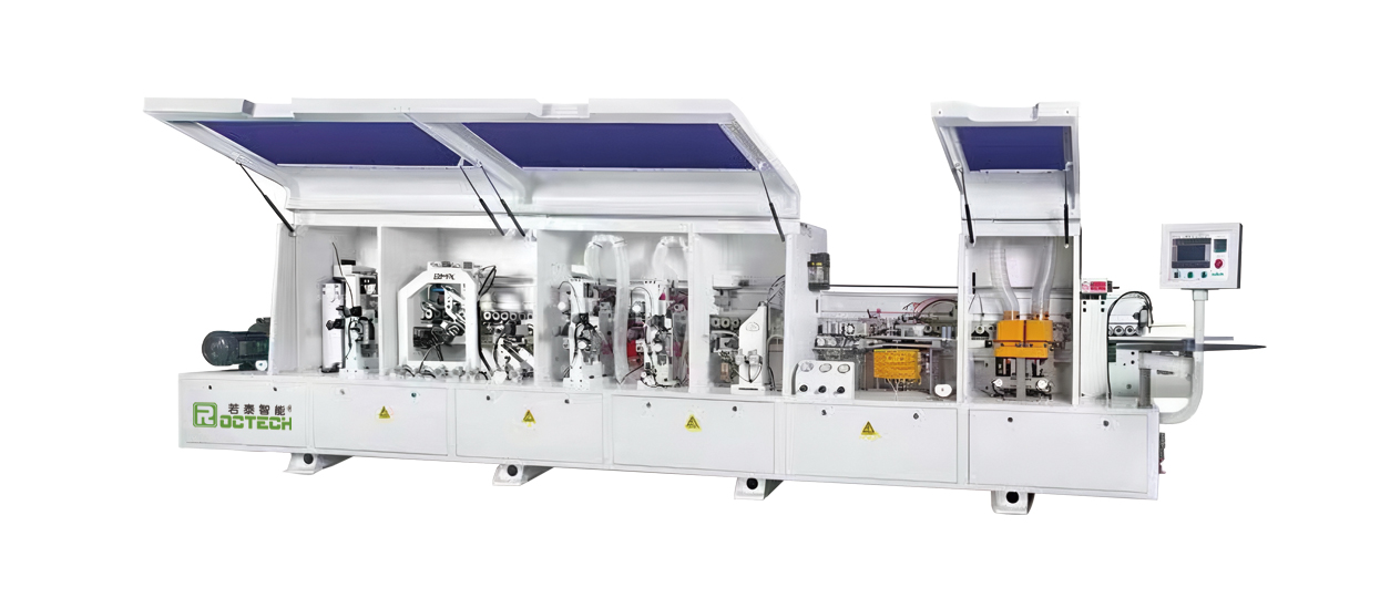 Automatic Pre-milling 2 trimming cornering edge banding machine RC-E08